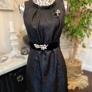 Jones Wear Jacquard Sheath Dress